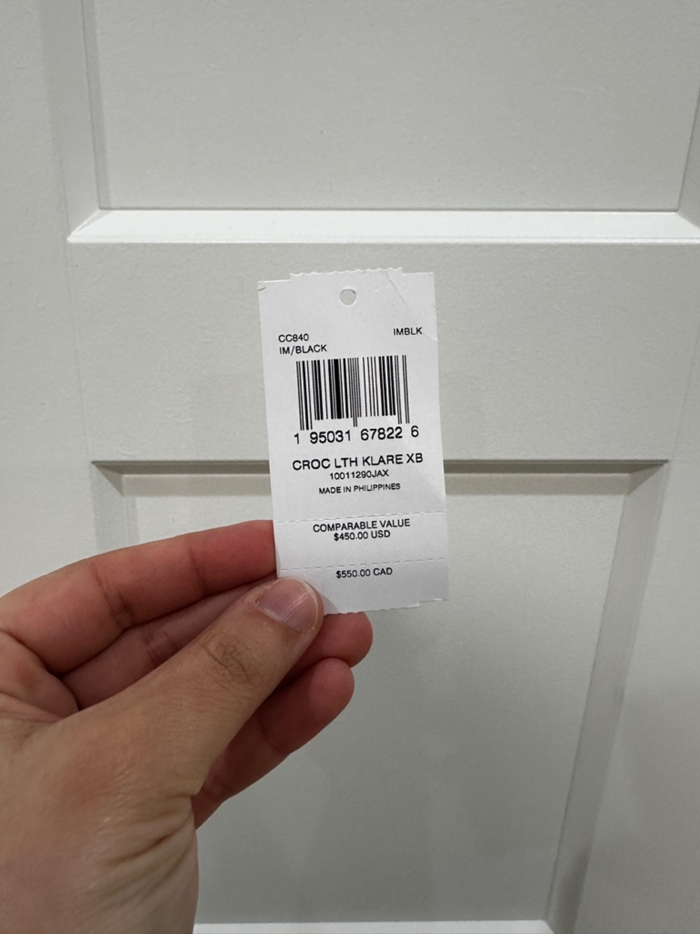 NEW Coach Black Croc-Embossed Shoulder Bag with Gold Chain Strap - Picture 5 of 7